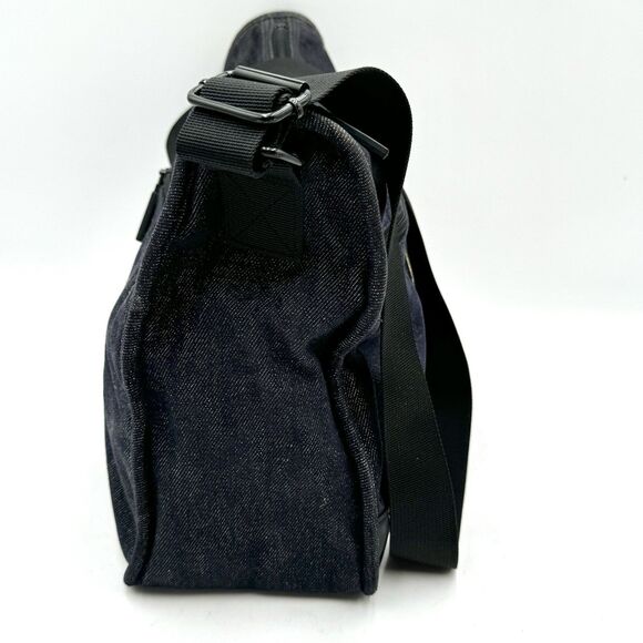 Vintage Polo Sport Ralph Lauren Denim Shoulder Crossbody Bag Adjustable Strap - Picture 5 of 14